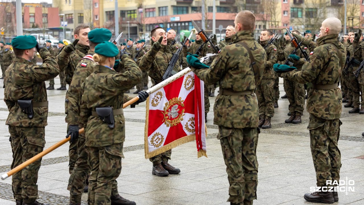 Przysięga w 12-tej Brygadzie Zmechanizowanej w Szczecinie
