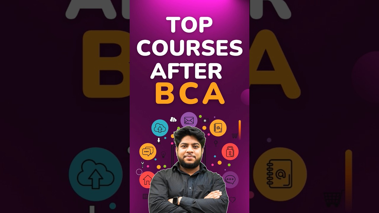 Top Courses after BCA 🔥Career and Scope 🔥#shorts