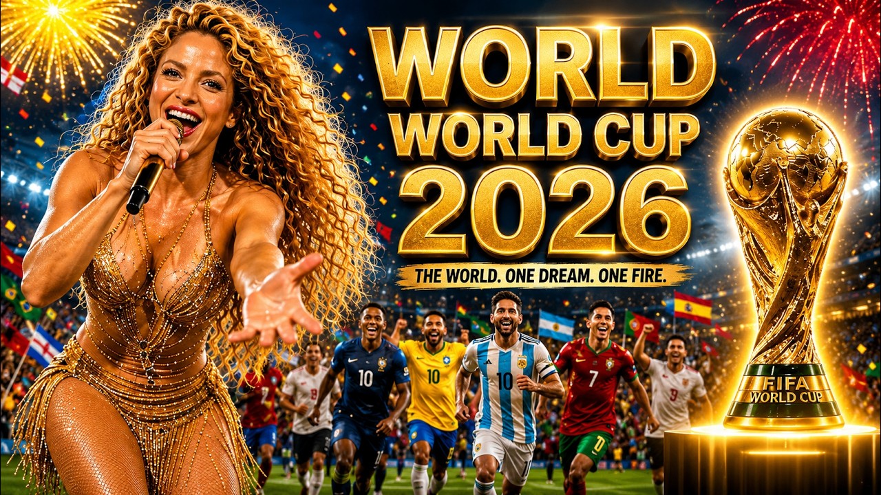 ONE FIRE 2026 🔥⚽ | Shakira &ndash; World Cup 2026 Anthem | Emotional & Epic 4K Music Video
