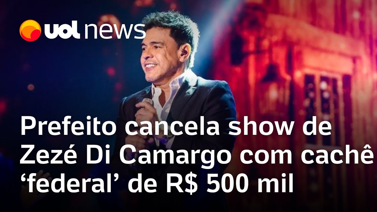 Prefeito cancela show de Zezé Di Camargo que teria cachê de R$ 500 mil, custeado pelo governo Lula