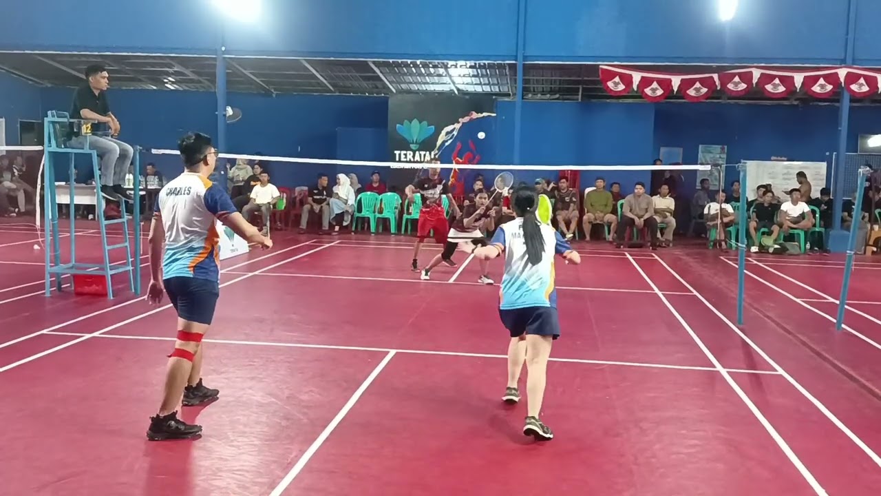 MENYERAH DI DELAPAN BESAR TURNAMEN OMAH PB. APITU (CHARLES/FIFIE) vs PB. DAYU (IMAM/MEISYA)