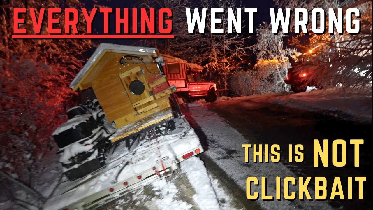 We Tried Towing a Tiny Home on Skis Into the Alaskan Wilderness… It Went Horribly Wrong
