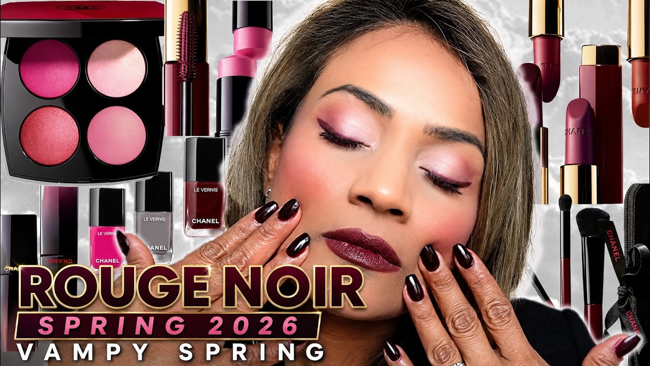Весенняя коллекция Chanel Rouge Noir 2026 | Вампирский образ весной? Легендарный цвет Карла Ларге...