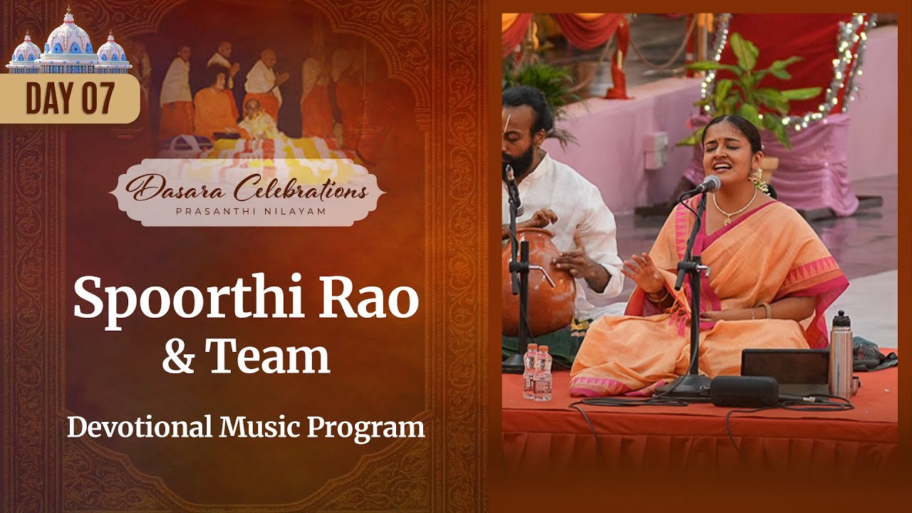 Devotional Music Program by Spoorthi Rao & Team | Dasara Celebrations | Oct 02, 2025 | Evening