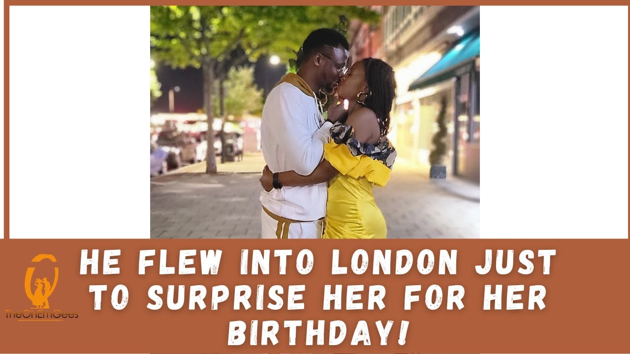 How @EmmaOhMaGod  Flew In to Surprise @OluwaSeunNla in London | THE OHEMGEES