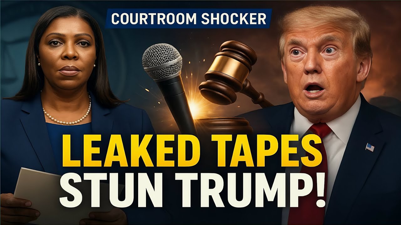 Trump STUNNED as Letitia James LEAKS His SECRET TAPES in Court!