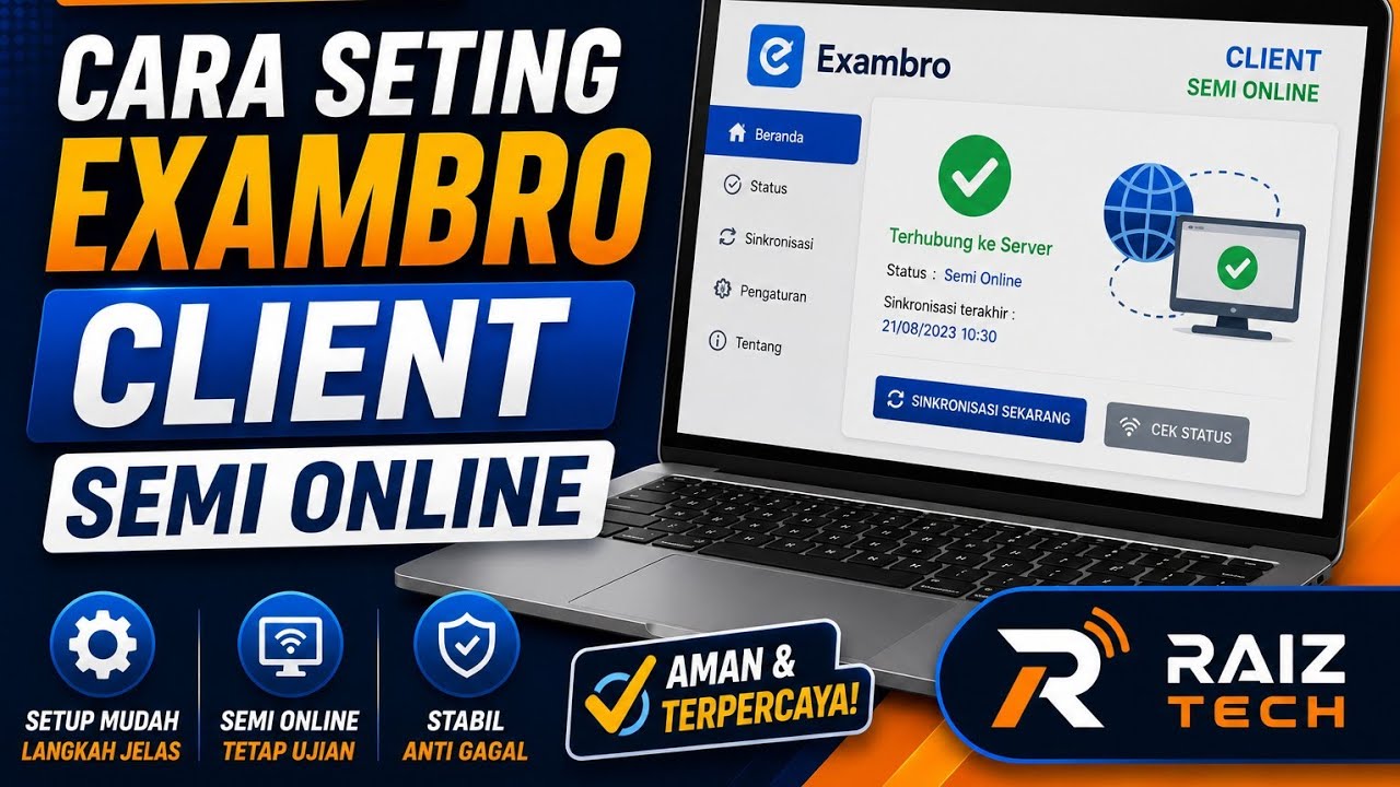 Cara Seting Exambro Client Semi Online