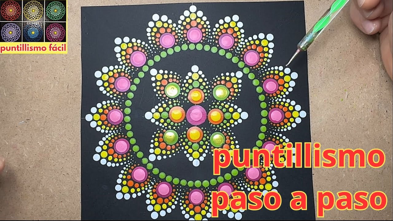 puntillismo paso a paso para principiantes