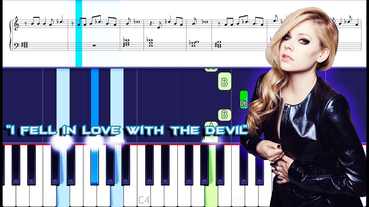 Avril Lavigne - I Fell in Love With the Devil Piano w/ Sheets (Piano Cover)