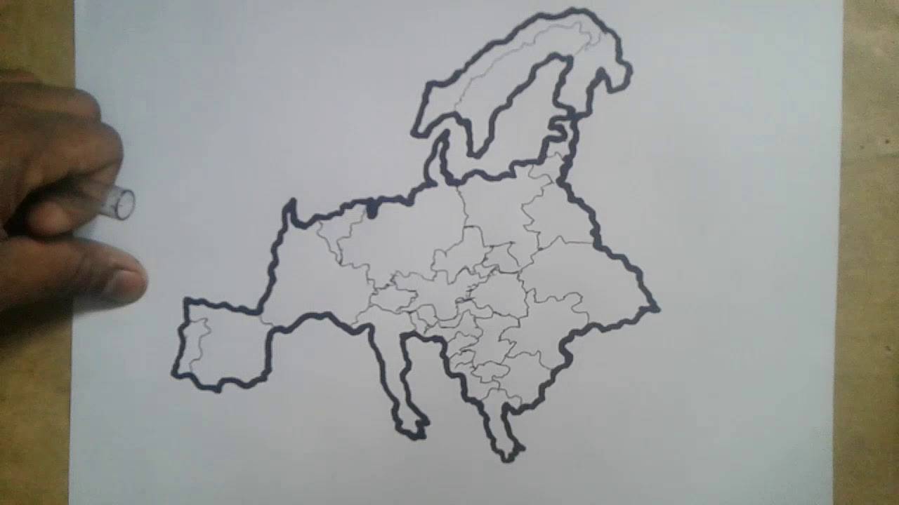How draw EUROPE Map with its countries