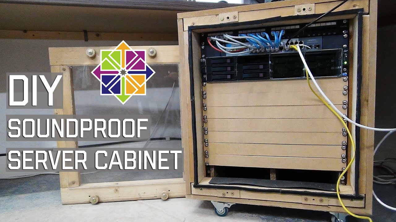 Building A Soundproof Server Cabinet