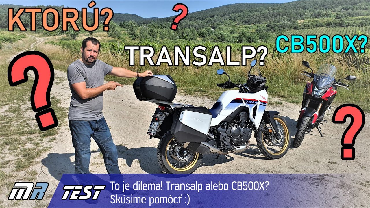 To je dilema! Transalp alebo CB500X? - motoride.sk