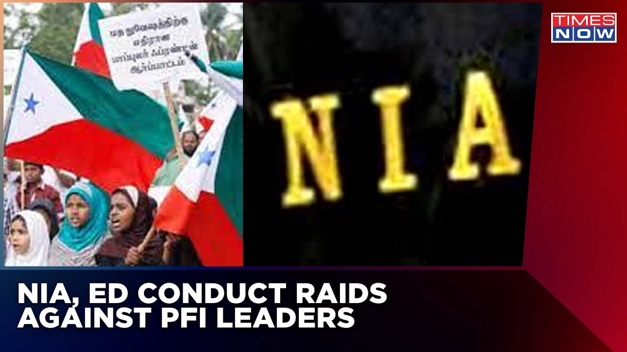 Pan-India Raids Of PFI Terror | NIA Raids PFI Along With ED Officers | English News