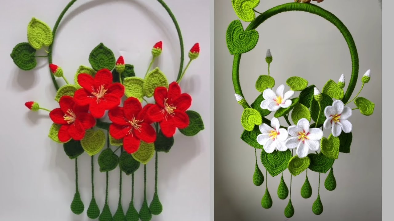 Wow!!.Beautiful🌸eye catching crochet dreamcatcher tutorial for beginners/DIY 