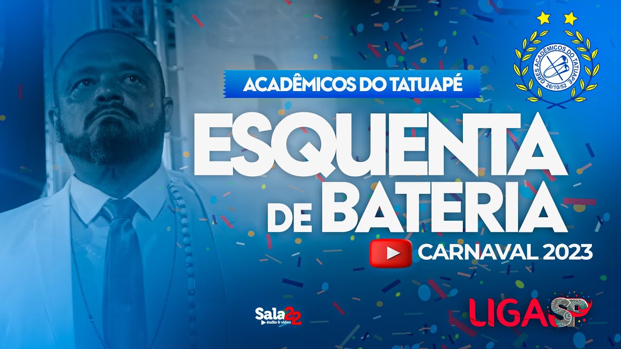 ACADÊMICOS DO TATUAPÉ - ESQUENTA DE BATERIA | CARNAVAL 2023