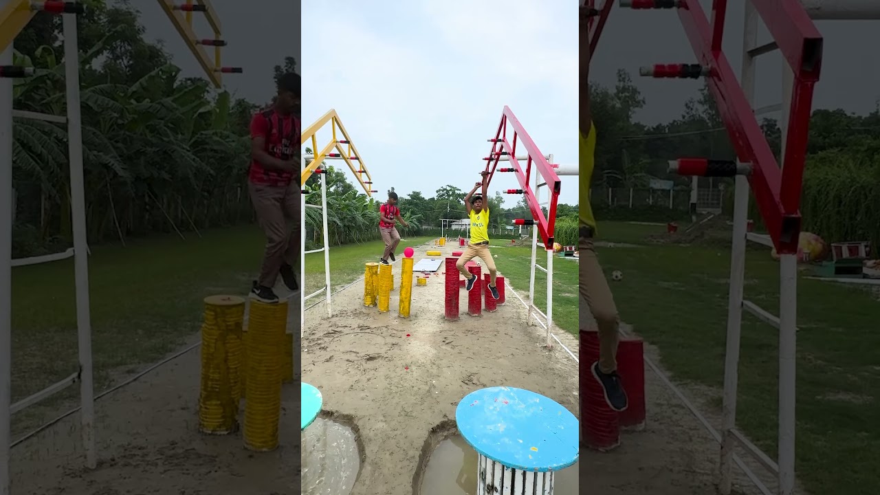 the ultimate village obstacle race is on ! who crosses the finish line first ?