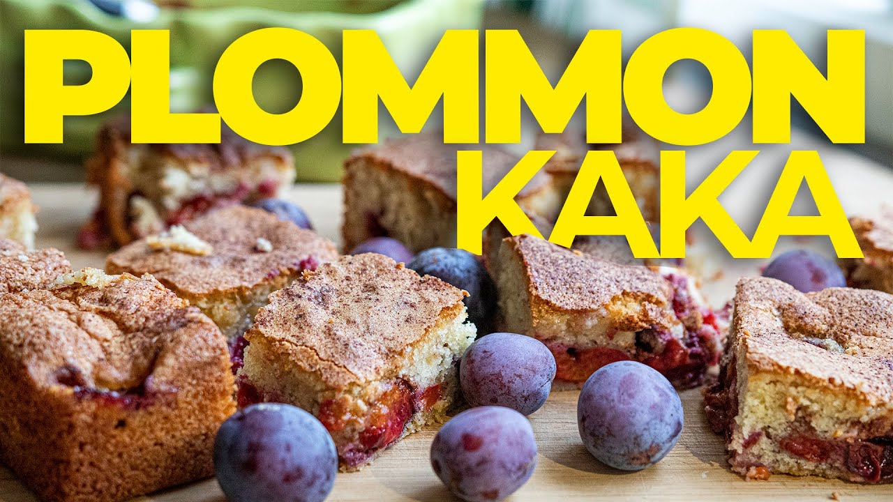 PLOMMONKAKA | med brynt smör