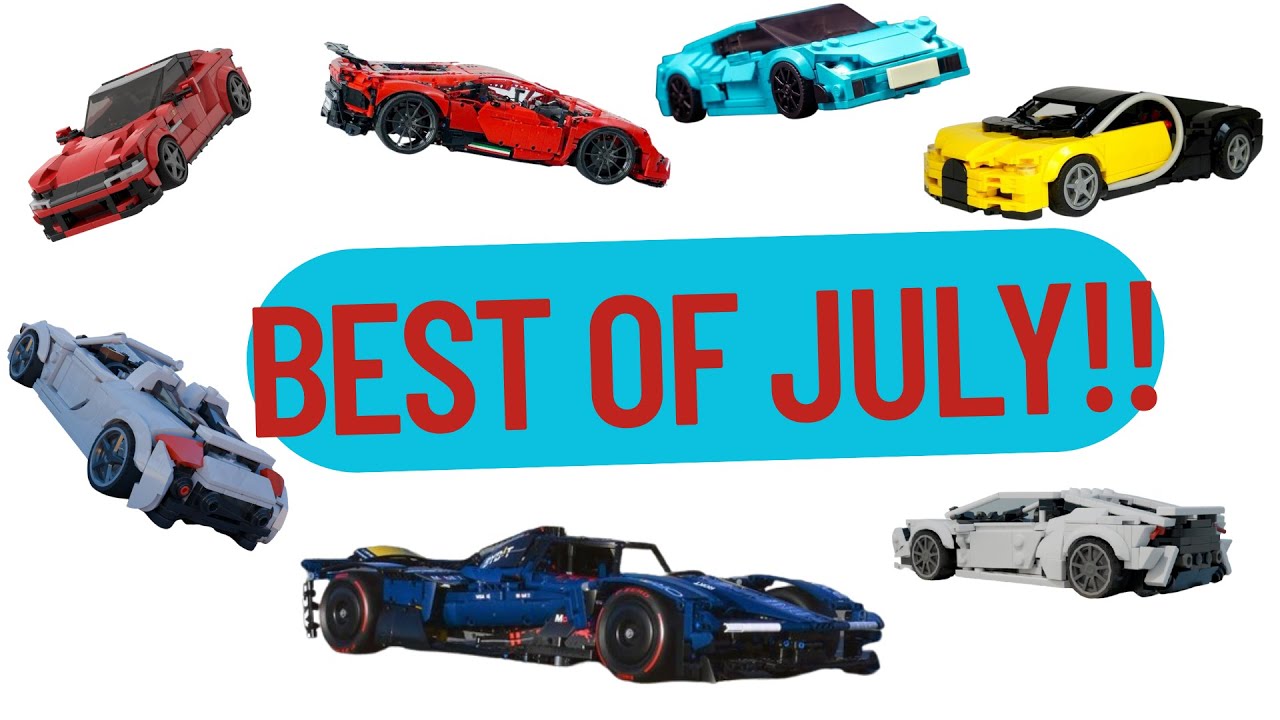 The BEST LEGO CAR MOCs of JULY on Rebrickable!! #lego #legomoc #best #top #toys #legocars #model