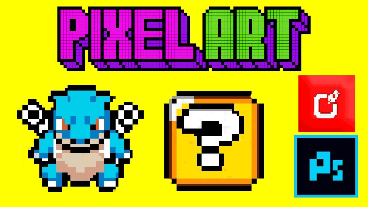 🔴 PIXEL ART Как настроить PHOTOSHOP для выполнения этого эффекта ⭐⭐⭐⭐⭐