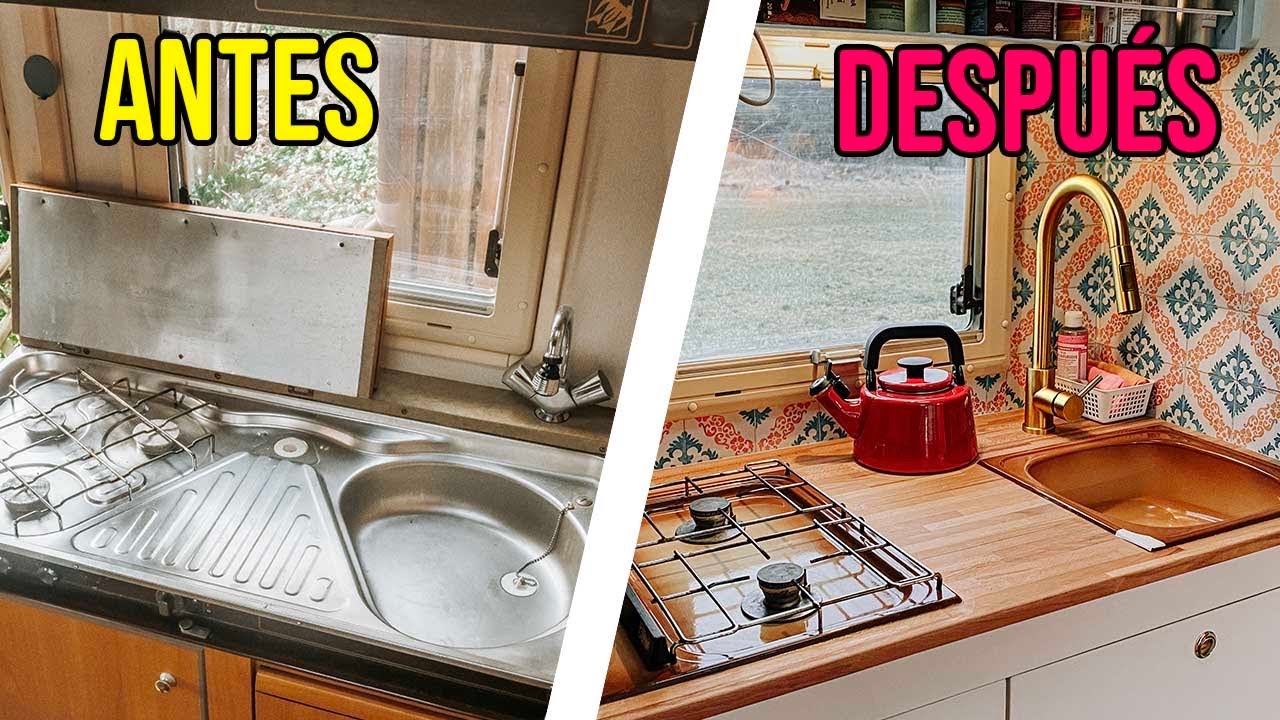 REFORMA completa AUTOCARAVANA | Nueva COCINA espectacular!!