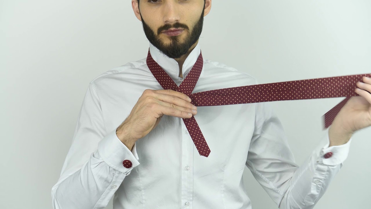 How to tie a tie   Kako vezati kravatu