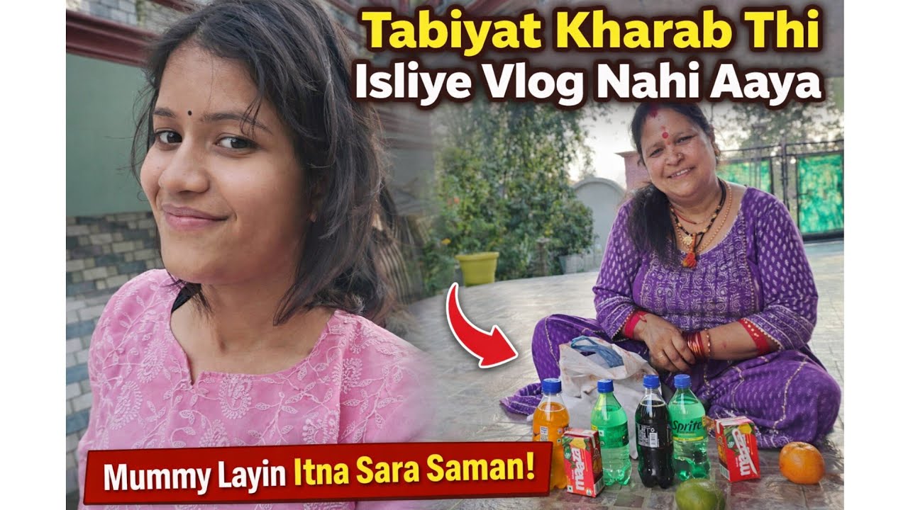 Tabiyat Kharab Thi, Isliye Vlog Late Hua 😔Holi M itna sara saman 💕Simple Routine Vlog #dailyvideo 