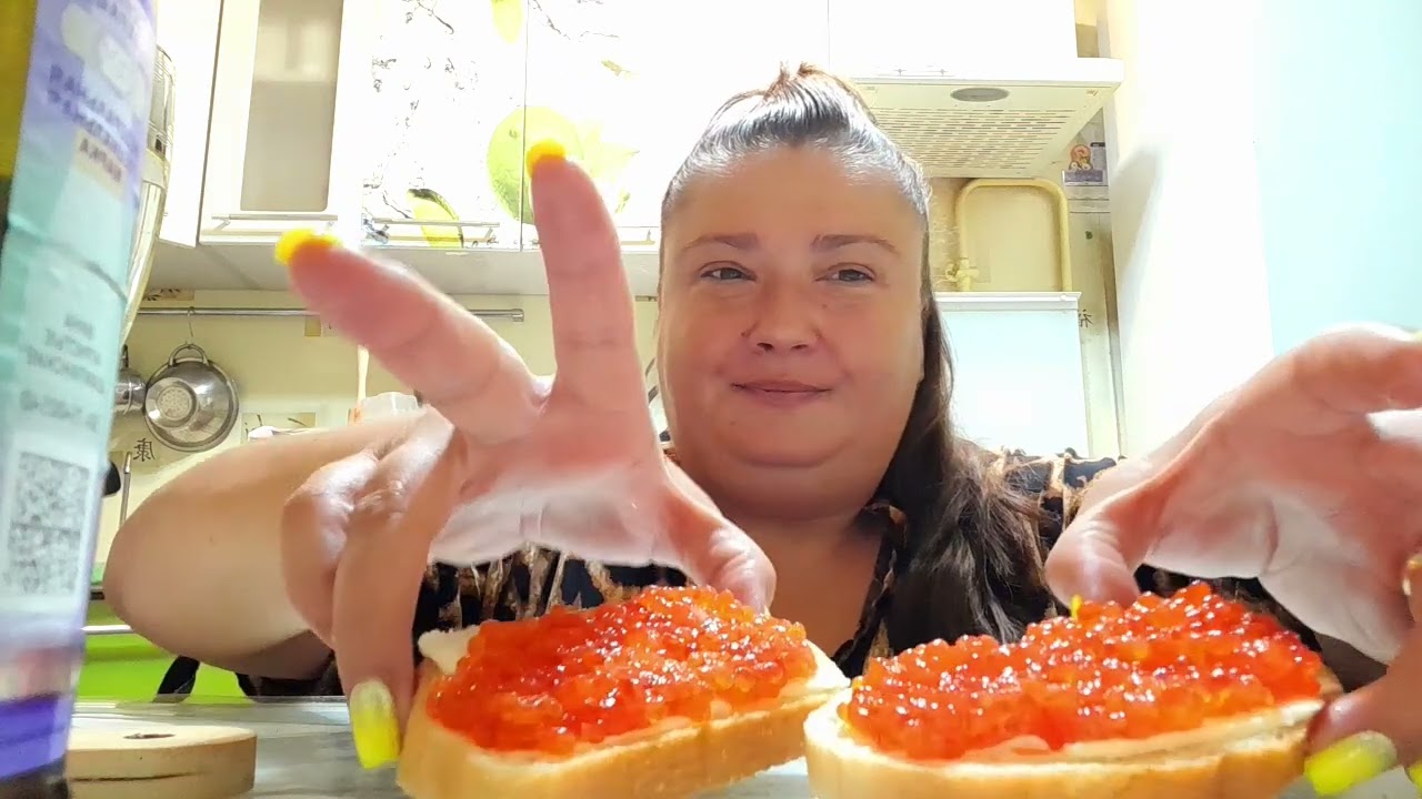 АЛКО - МУКБАНГ 🥂И Красная Икра😇😋💋❤️