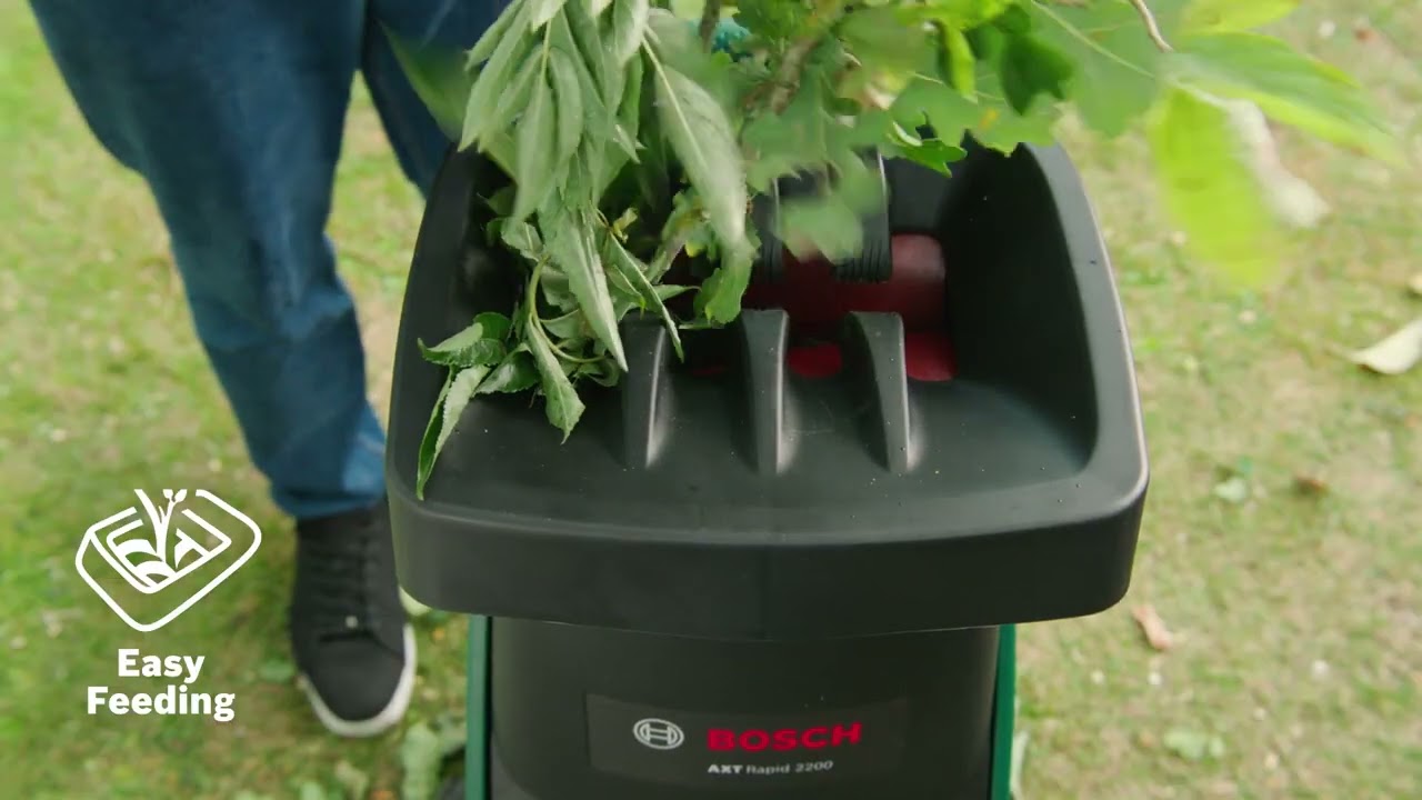 Kompostkvarn med laserskuret blad - Bosch AXT Rapid 2200