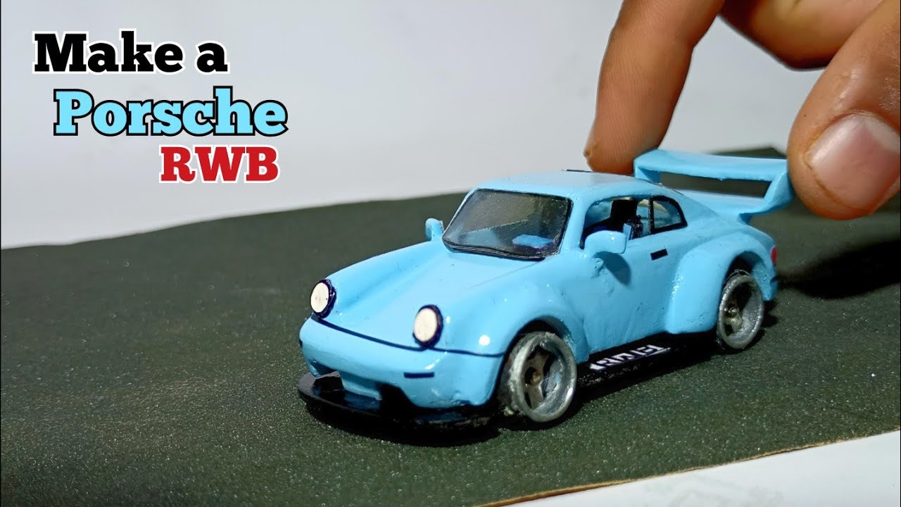 Making a Porsche 911 RWB from PVC....!!