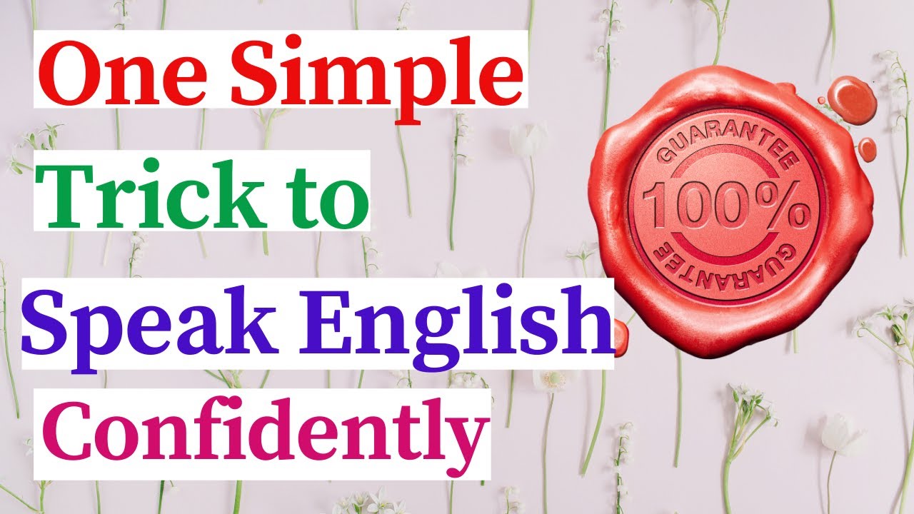 Do This 1 Trick. Become a Confident English Speaker #howtospeakenglish #englishfluency