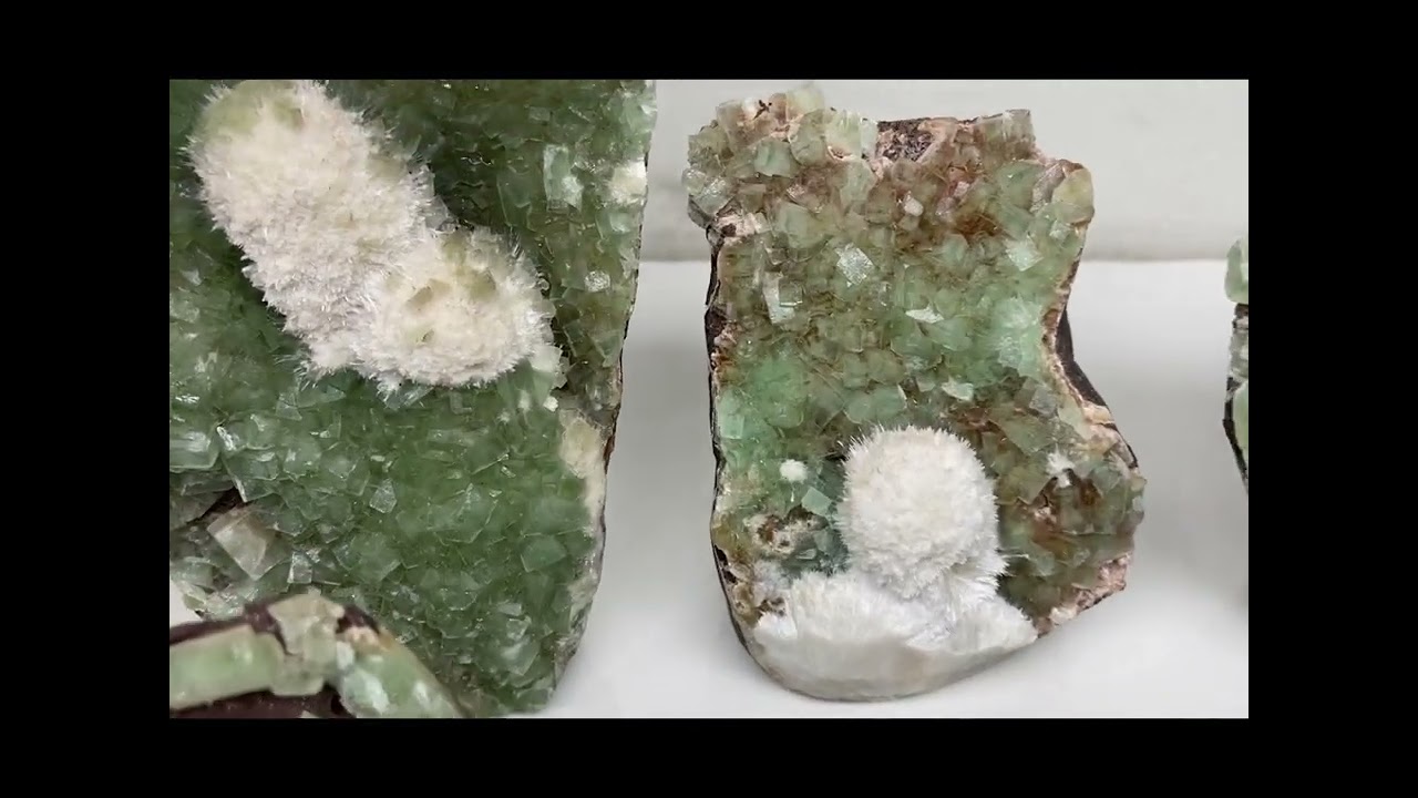 Dark Green Apophyllite With Mordenite 