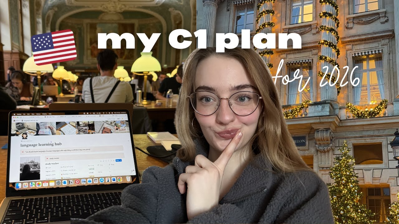 how I plan my language learning - plan for C1 English with me 💫