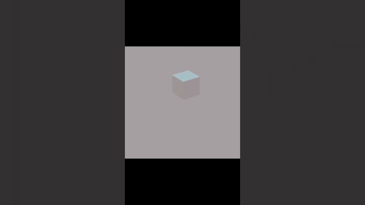 У куба много энергии. Почему бы ему не станцевать? #music #blender #shorts #blender3d