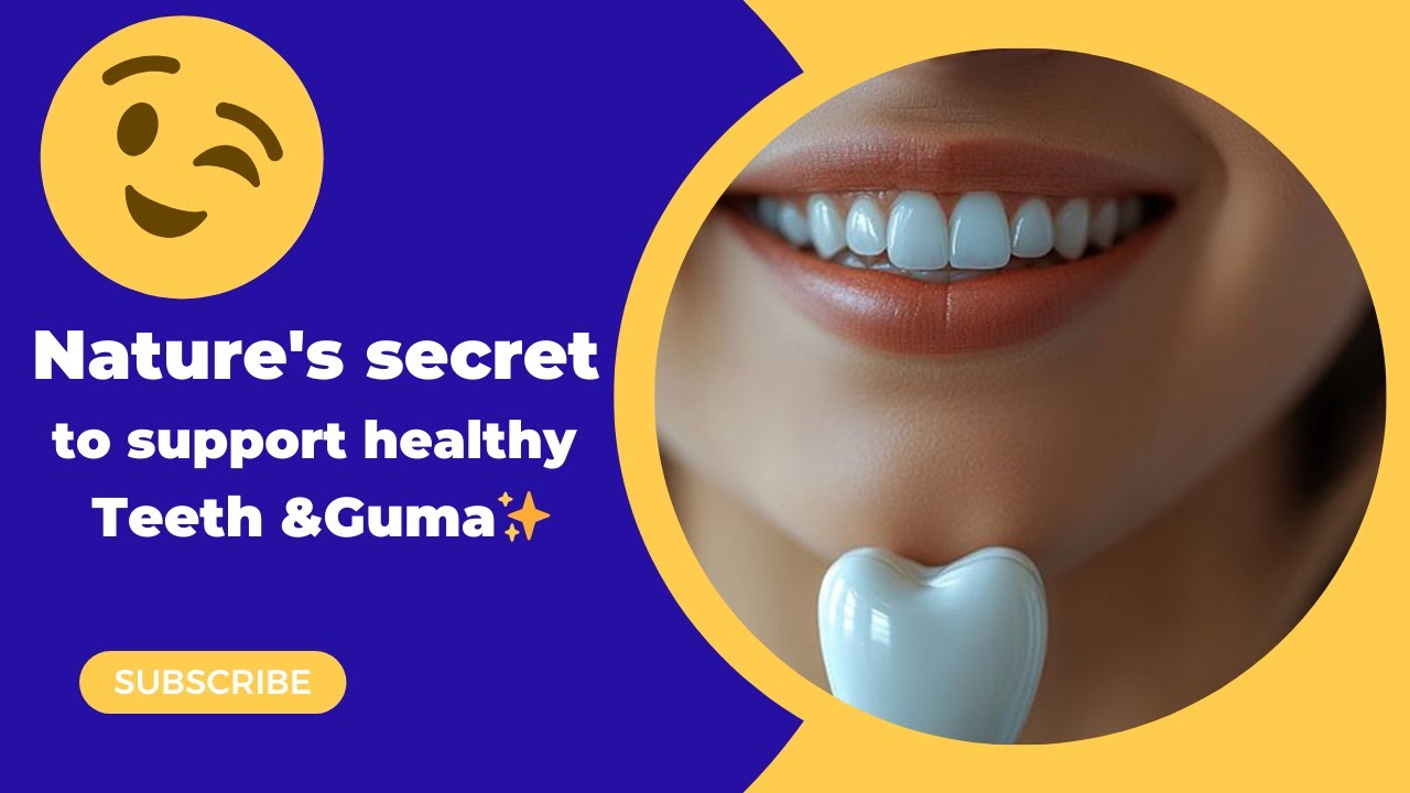 Nature's secret to support healthy Teeth & Guma | The perfect solution for healthy teeth and gums✨