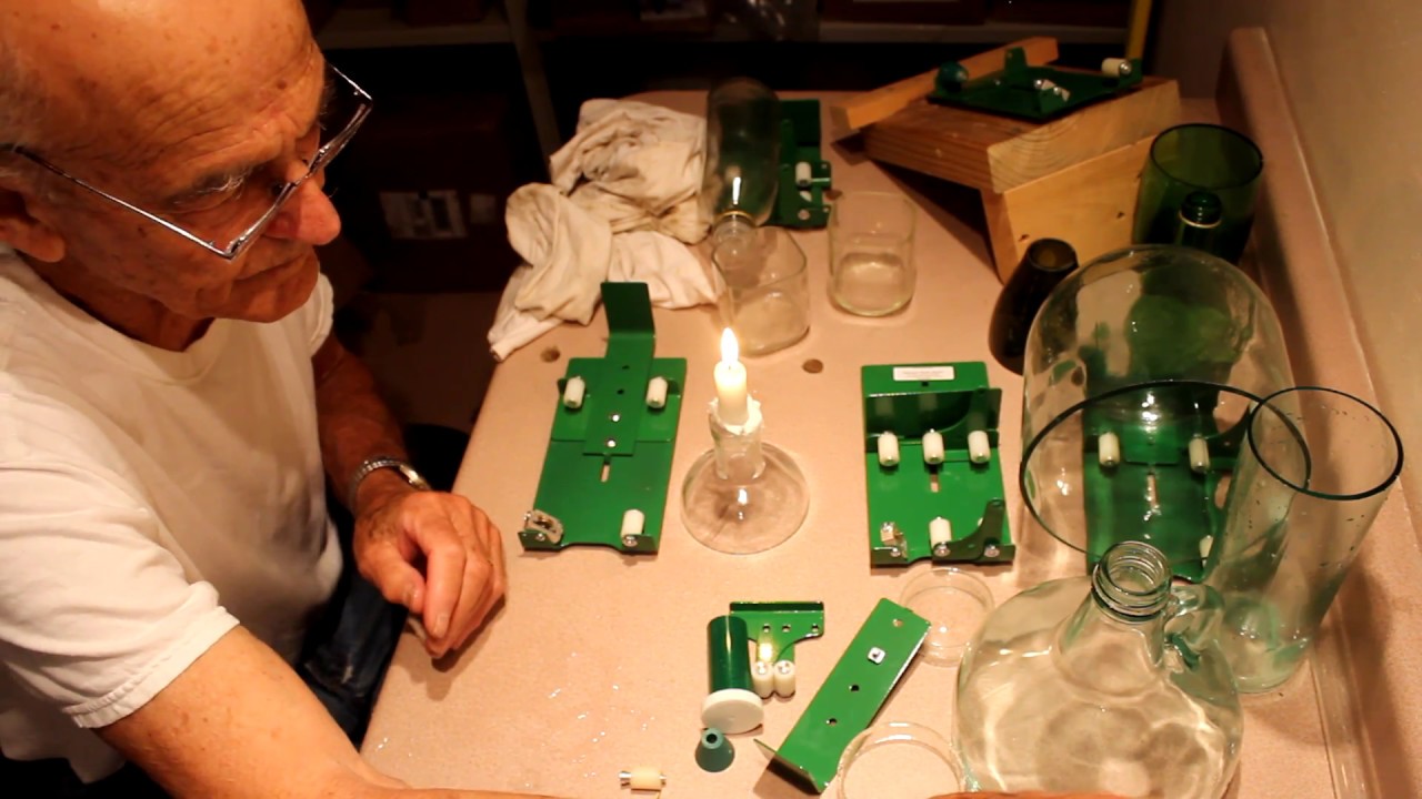 6 Different ways to cut bottles with Ephrem's Bottle Cutter