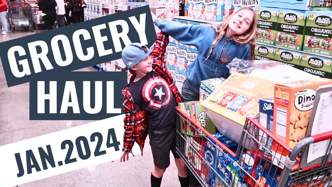 January 2024 MONTHLY Grocery Haul! | SMALL BUDGET GROCERY HAUL!