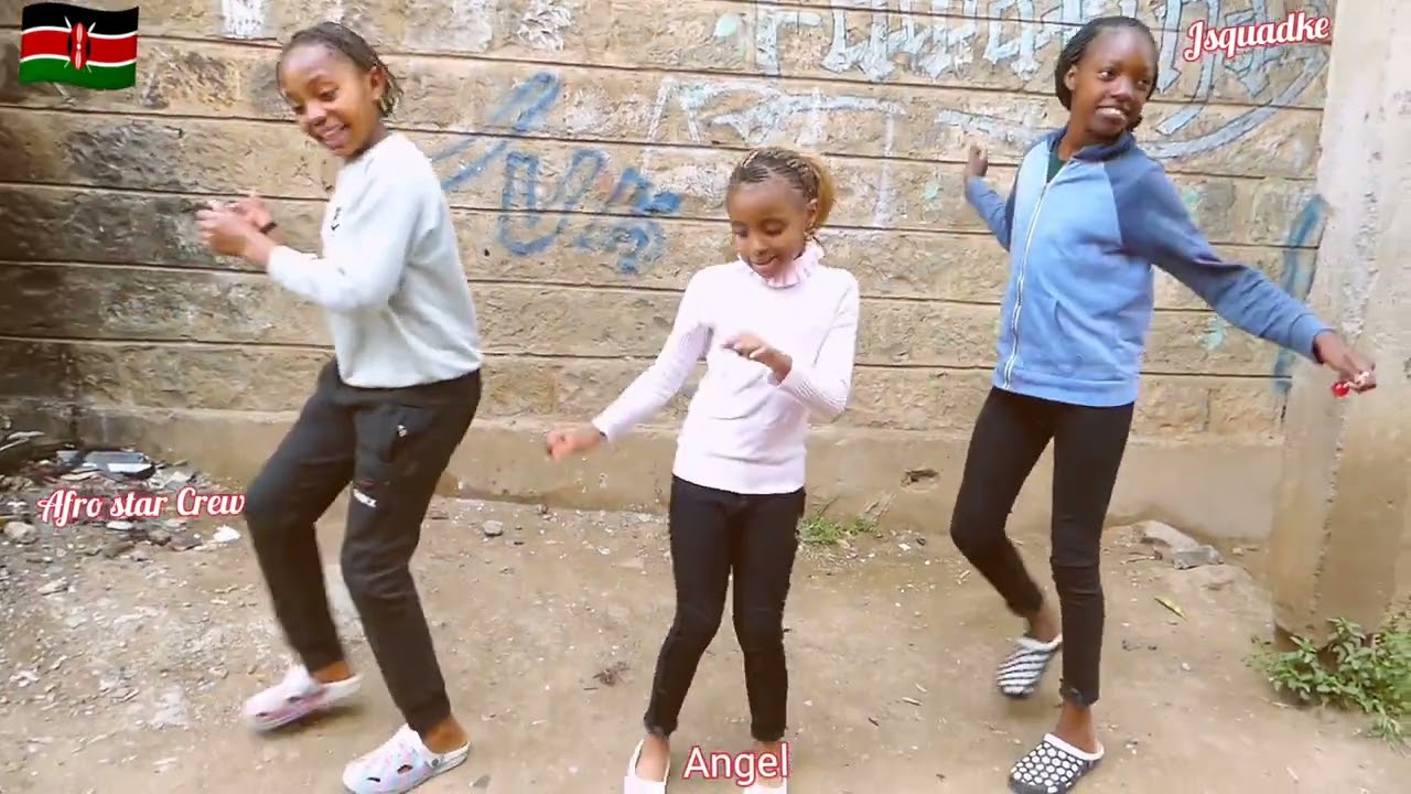 love nwantiti dance with Princess Gee and Angel