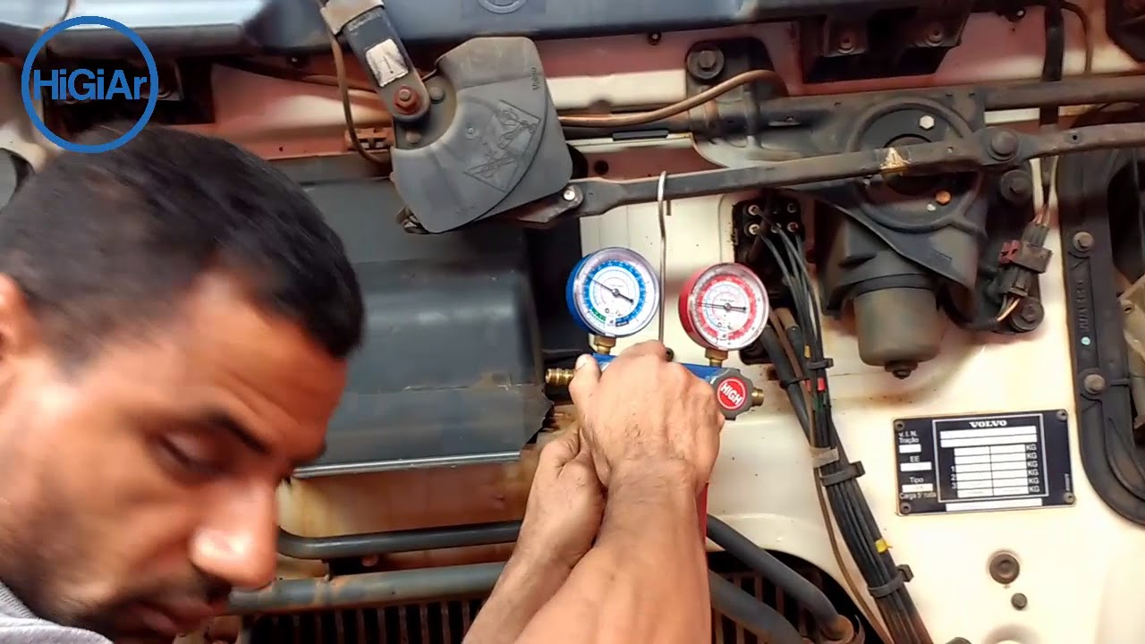 Obstrução no Evaporador Caminhão Volvo - Curso em Ar Condicionado Automotivo - Parte 1