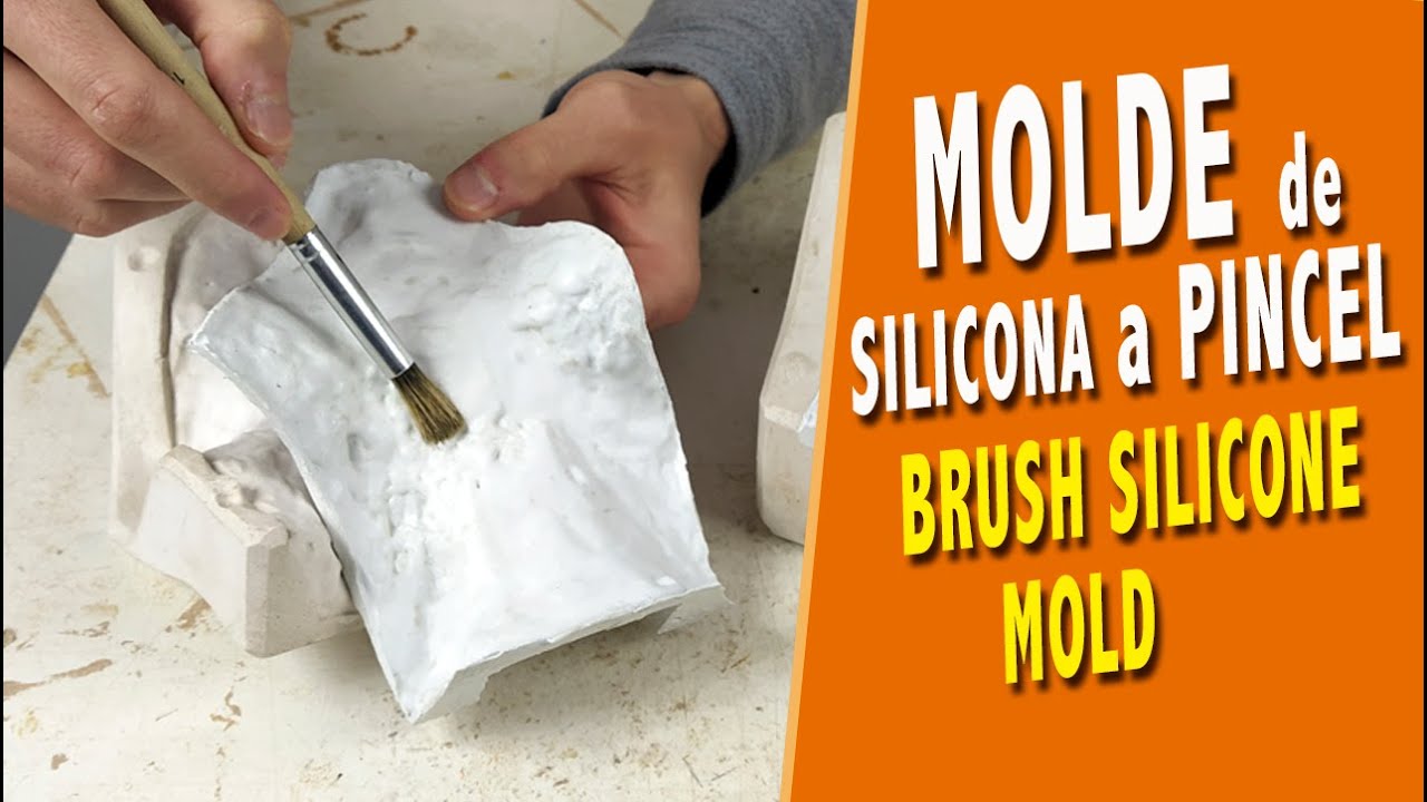✴️💚 MOLDE DE SILICONA con PINCEL? UTILIZO técnica MIXTA.