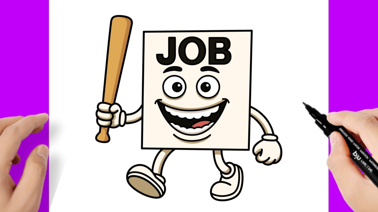 How to draw Job Job Job Sahur