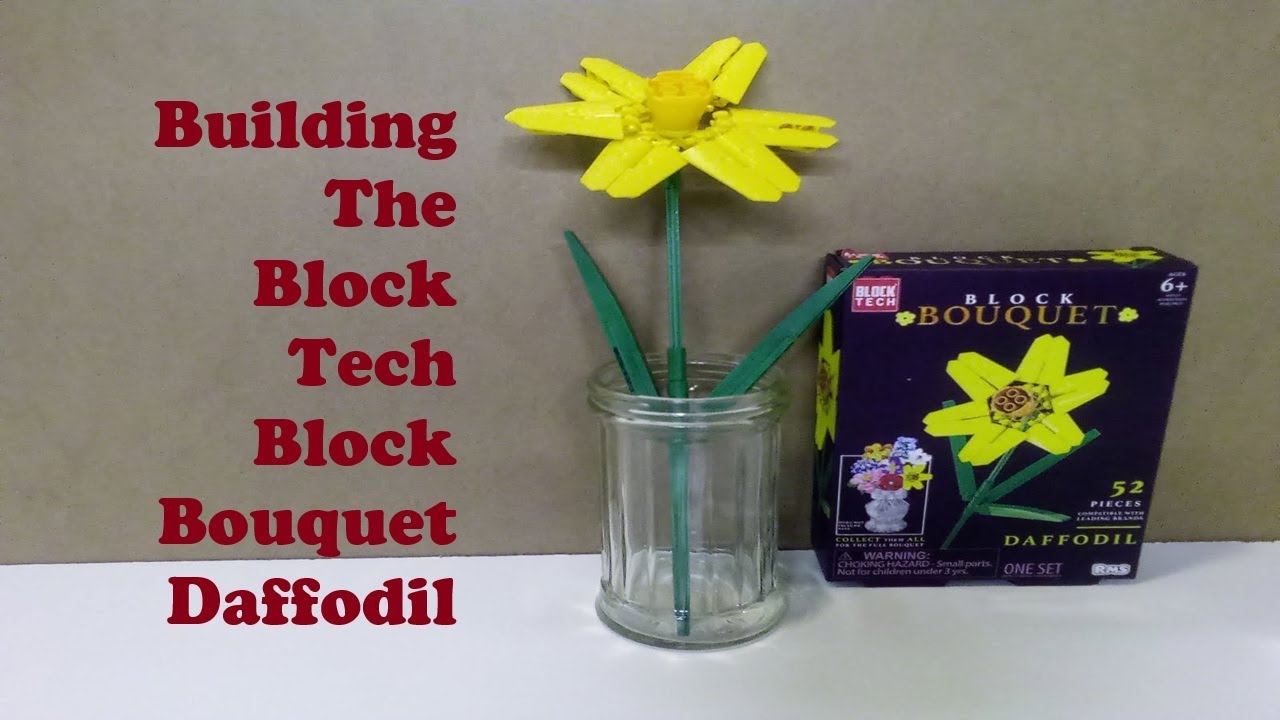 Let's build a Block Tech Block Bouquet Daffodil
