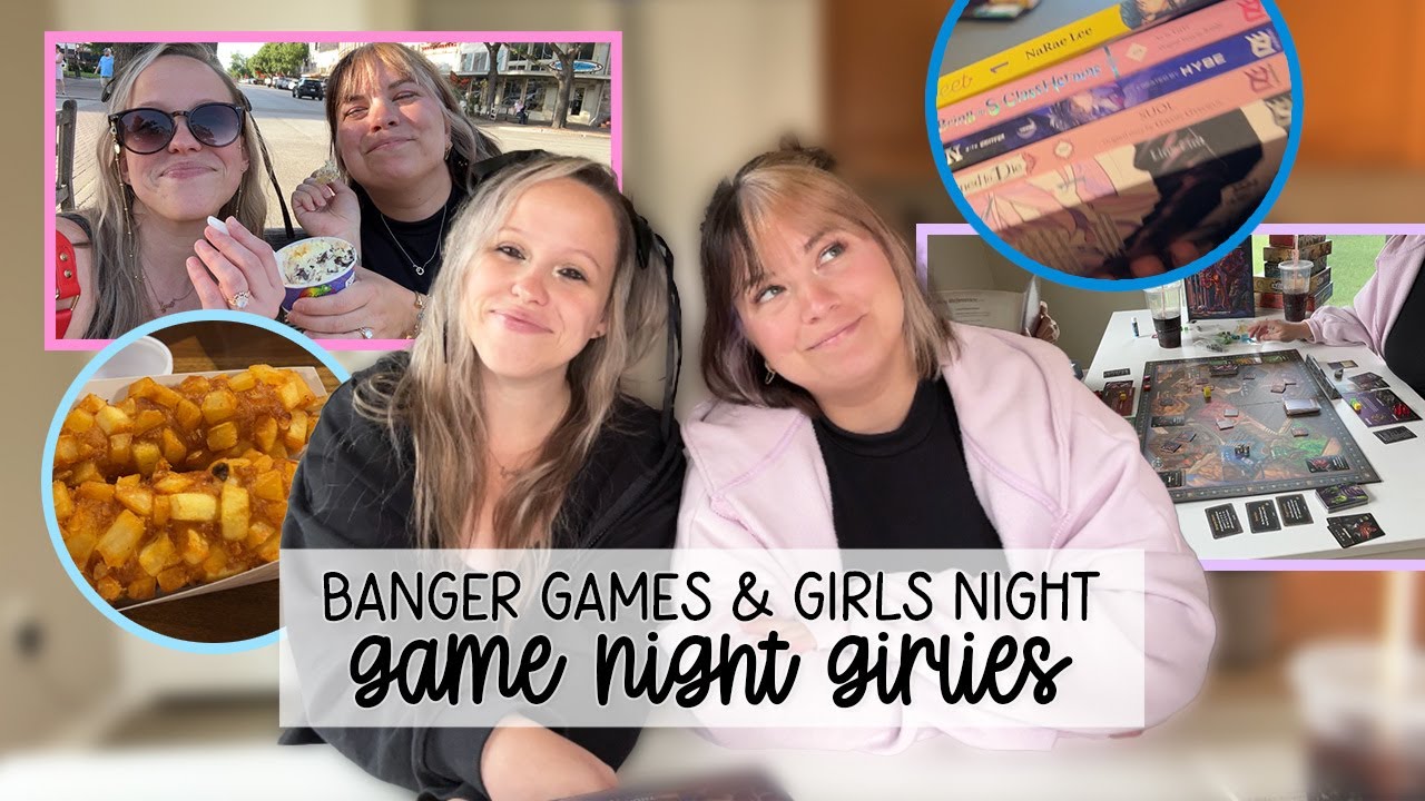 game night girlies 🎲 hmart lunch, banger board games, girls night vlog