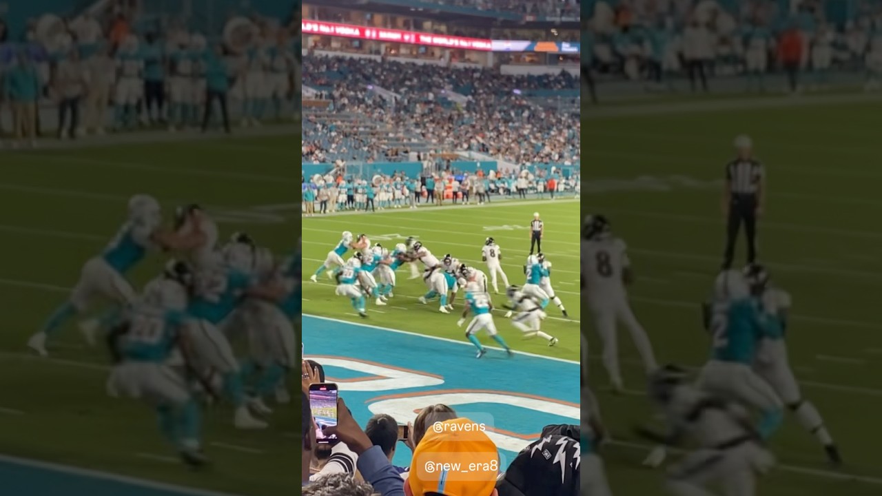 Lamar Jackson game Baltimore Ravens versus the Miami Dolphins 28-6 