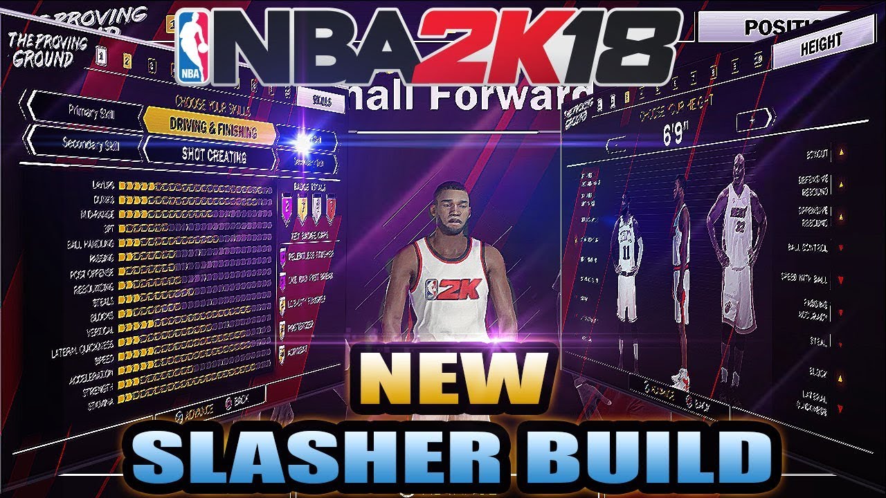 NBA 2K18 NEW SLASHER BUILD | GOT TO CATCH ME SOME BODIES