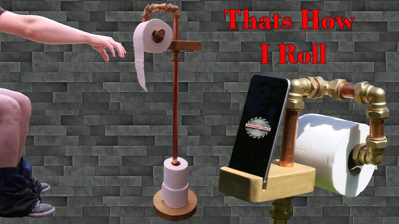Copper Pipe Toilet Roll Holder - Quick & Easy Project