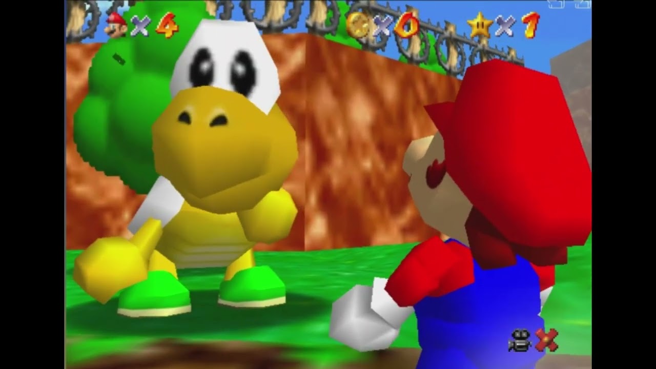 super mario 64 com lag a serie