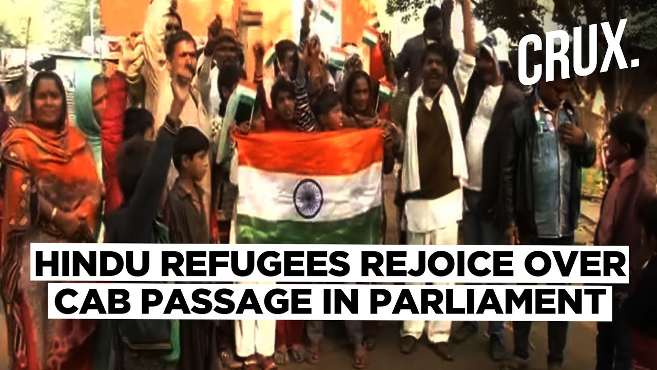 Hindu Refugees Celebrate CAB Passage In Rajya Sabha