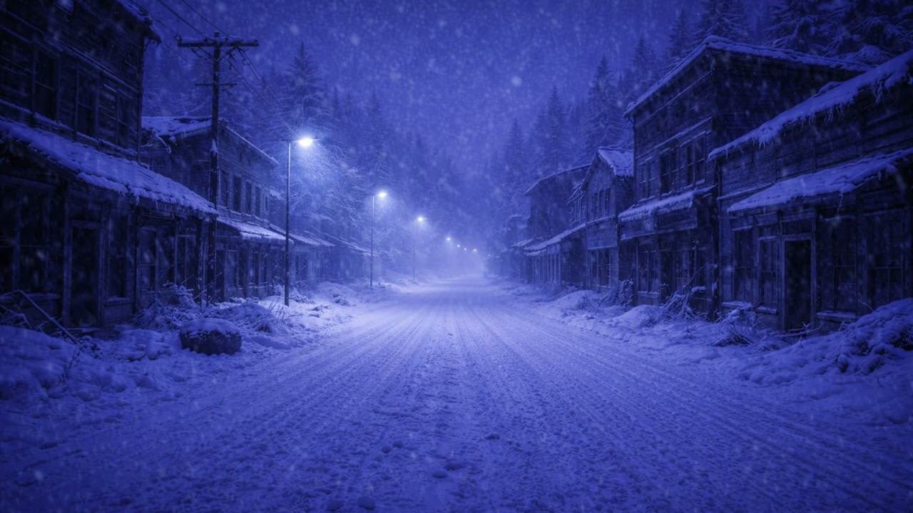 winter snowfall • 3 hours of calm for sleep