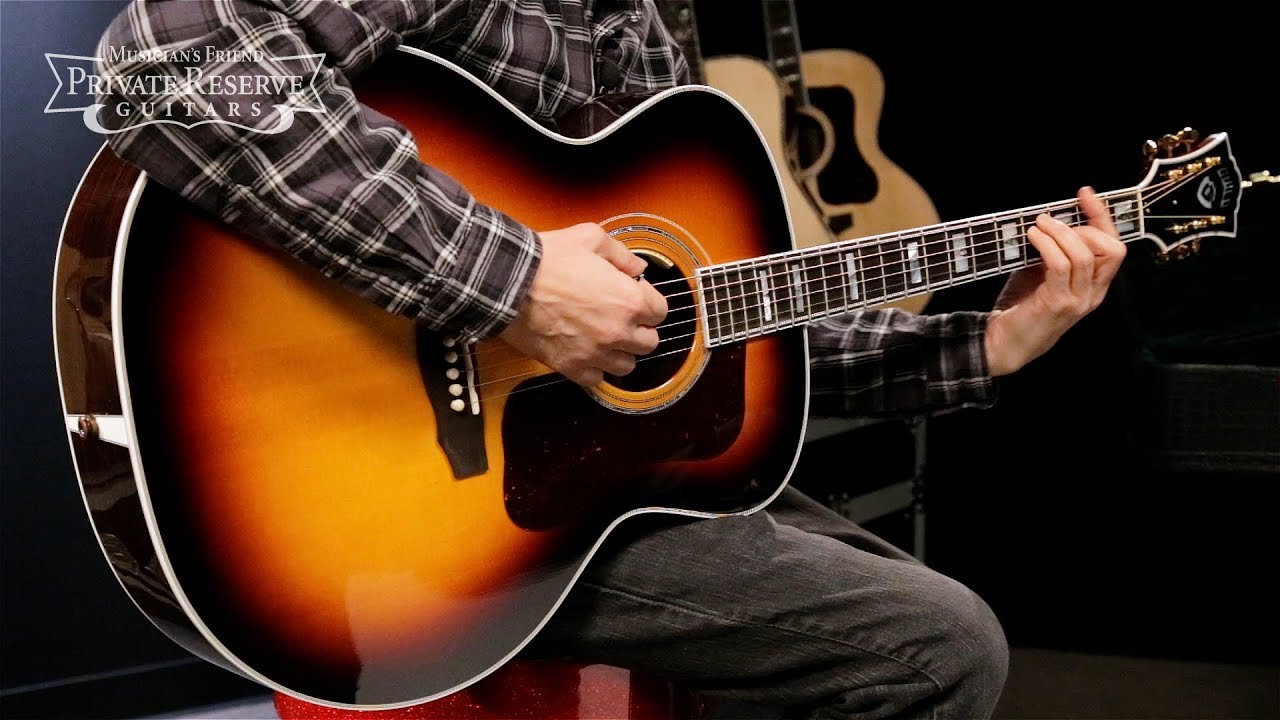 Guild F-55E Jumbo Acoustic-Electric Guitar