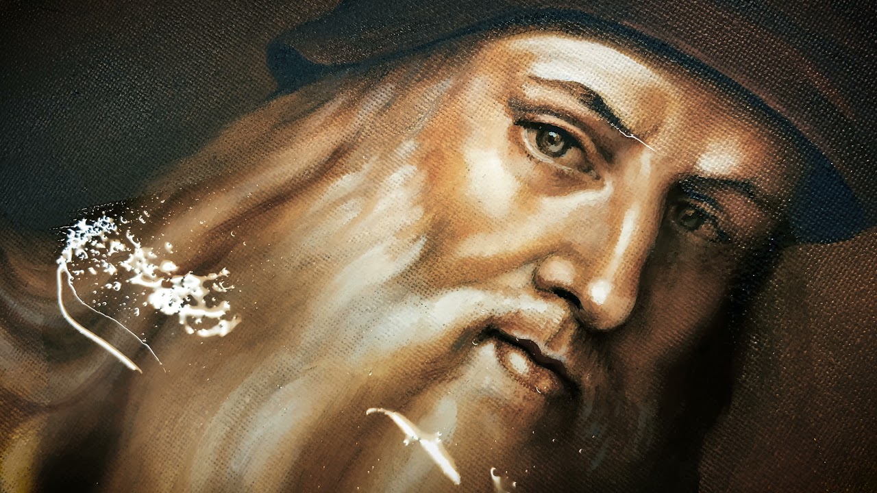 Leonardo Da Vinci - Oil on panel - Varnish placement